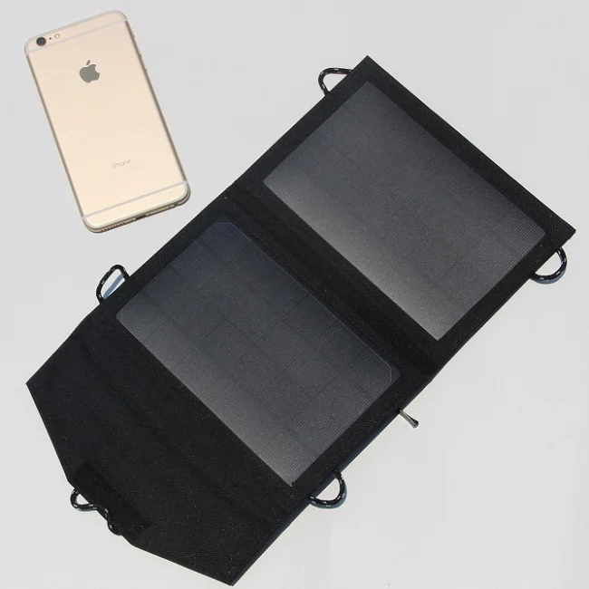 Foldable&ampPortable 5w Solar Charger For Mobile Phones/Power Bank USB Output Mono Panel High Quality Free Shipping | Электроника