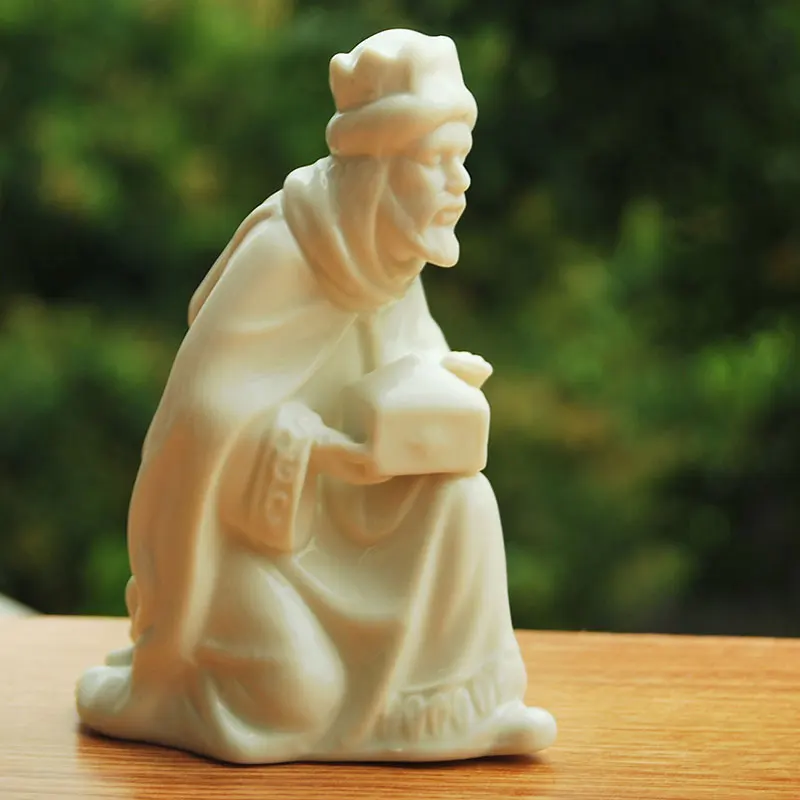 12-17 см, костюм с орнаментом Иисуса, керамическая статуэтка Христос, фигурка Девы Марии, детская, Рождественская, Рождественская, Детская статуэтка, подарок