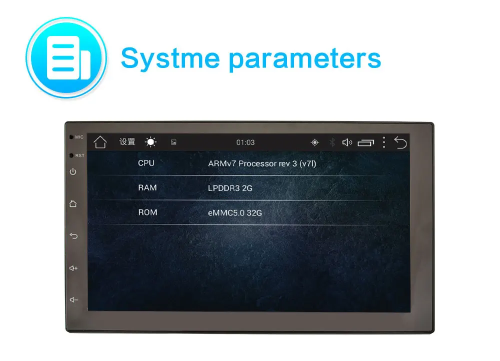 2Din Android автомобильный мультимедийный плеер ram 2G+ rom 32G gps Навигация BT DAB FM USB wifi без dvd автомобиля 2 DIN радио