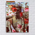 Вышивка бисером Алмазная мозаика с изображением Дэвида Боуи человек 5D, алмазная вышивка крестиком, квадратнаякруглые стразы Мозаика Декор для дома