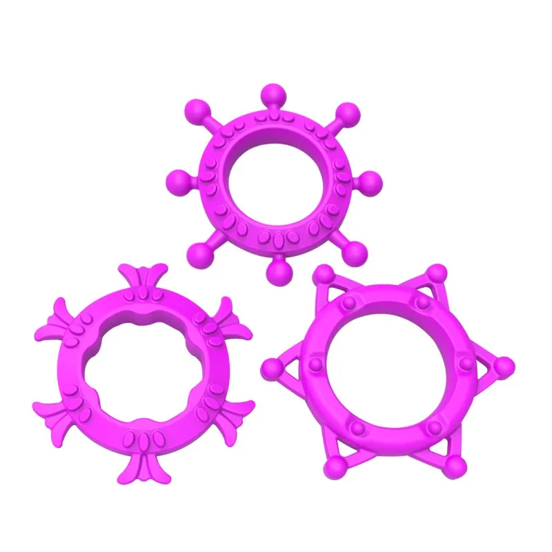 3 шт. мягкое Силиконовое кольцо для пениса Растяжитель эякуляции