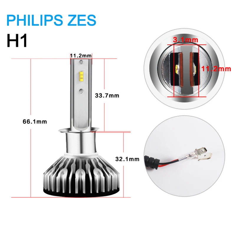 Turbo H7 LED H4 H11 Автомобильный свет Canbus фары лампы 10000LM H8 H1 HB3 9005 9006 H27 880 H9 100 Вт 6000 К 12В 24В