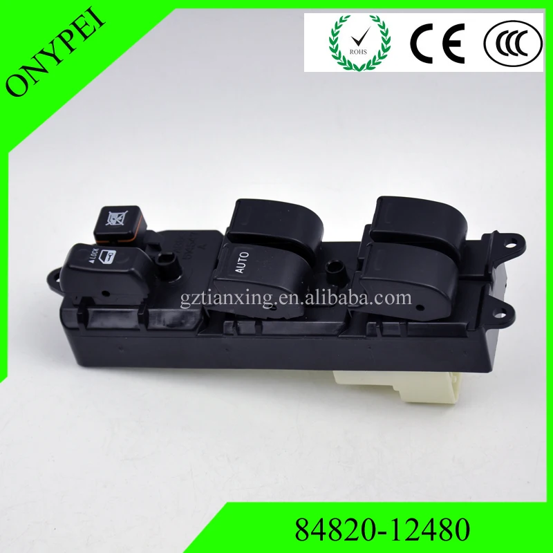 Главный переключатель стеклоподъемника 84820 12480 для Toyota Corolla 2000 2007 1zzfe 2nzfe 8482012480|window