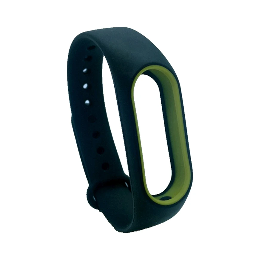 Colorful smart strap Double Color Replace Wrist Band For Xiaomi Miband Mi band 2 Smart Bracelet present | Электроника