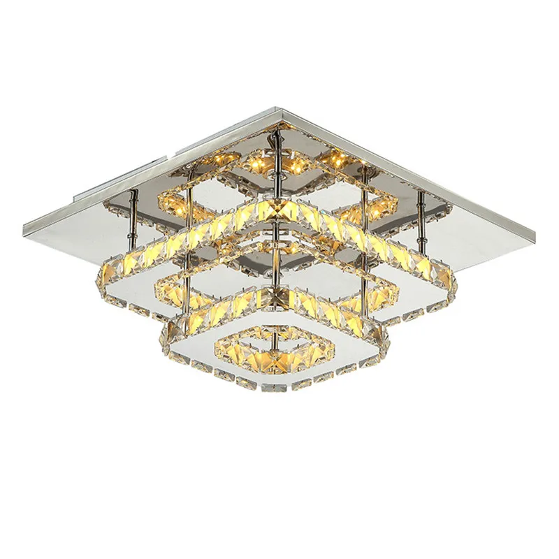 

Modern Led Chandelier Led Lamps Living Room Bedroom Lighting Led K9 Crystal Chandelier Led Lustre Light Chandeliers 12w