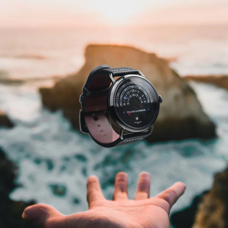 Оригинальные Самые креативные тактические уникальные часы TOMORO для чтения