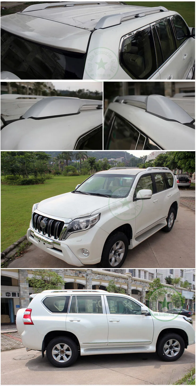 Горячий багажник на крышу рейка для Toyota Land Cruiser prado 120 150 серии FJ120 FJ150 KDJ120 KDJ150 LC KZJ GRJ RZJ UZJ TRJ LJ и т. Д