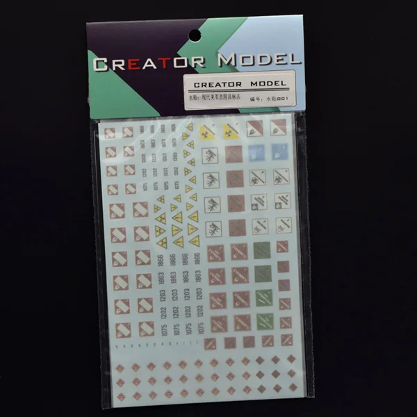 1/35 США знаки для опасных грузов Водные Наклейки модельные инструменты| |