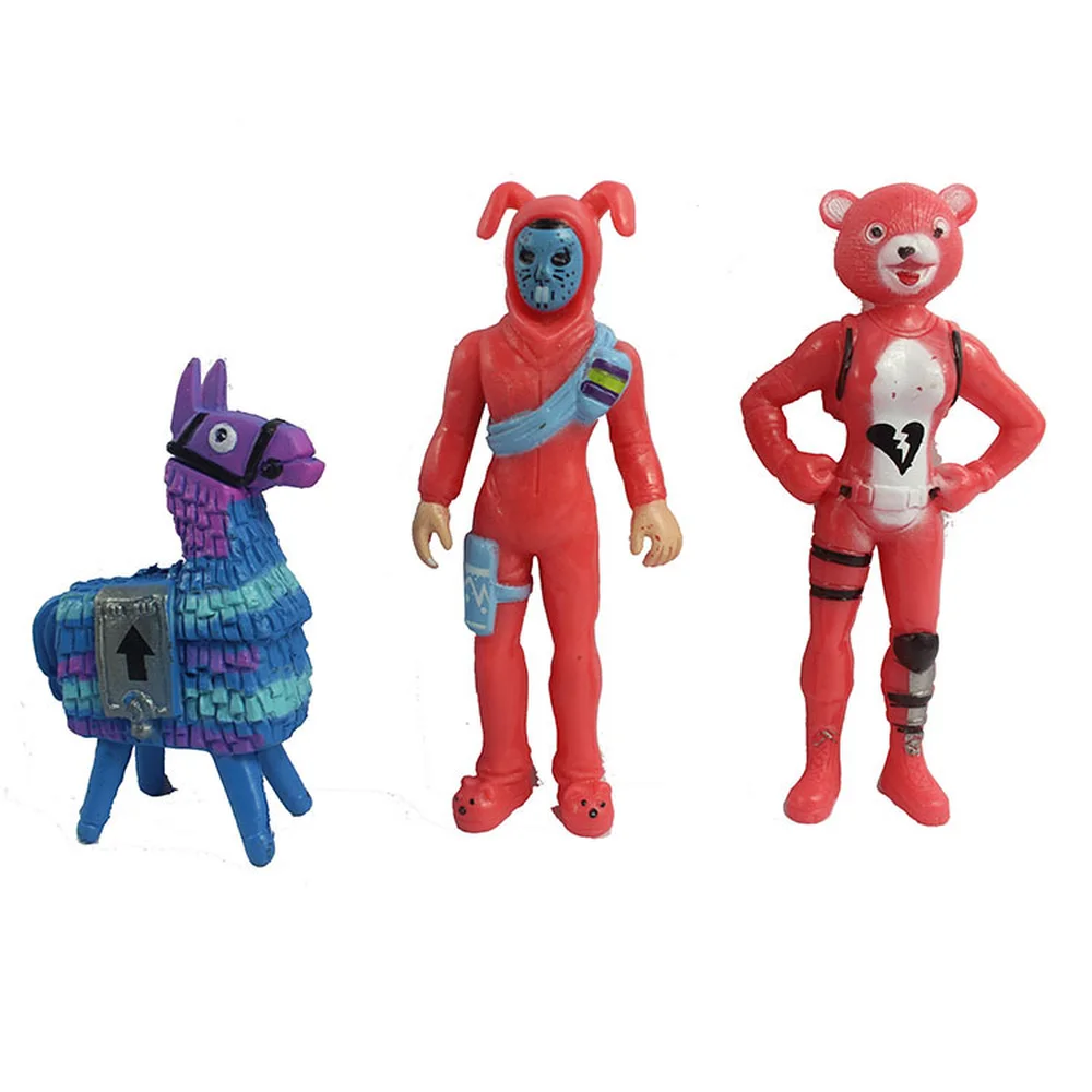 Новые 12 шт./партия Популярные Fortnight игры Llama фигурка игрушки крепостная Ночная