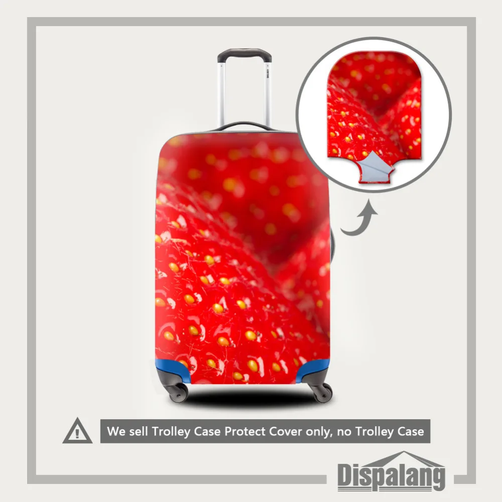 Чехол для путешествий Dispalang Эластичный Защитный чехол багажа 18-30 дюймов с принтом