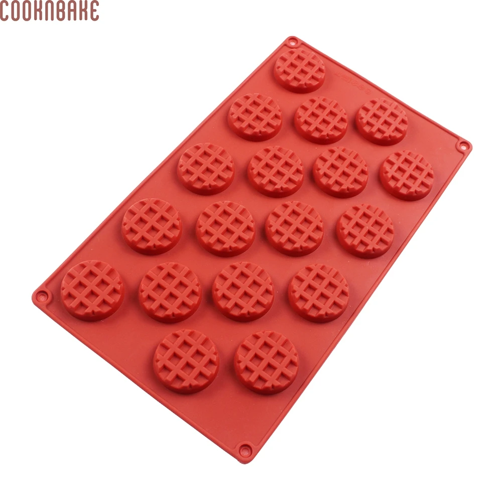 COOKNBAKE вафельная силиконовая форма для печенья 18 отверстий инструмент украшения