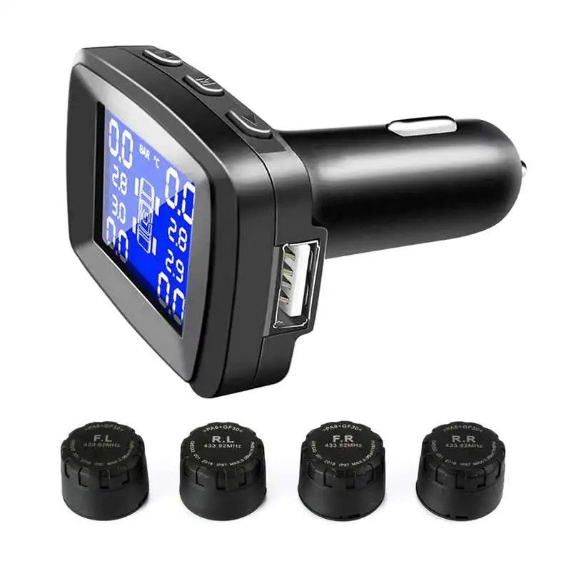 Система контроля давления в шинах Tpms с разъемом Usb мониторе универсальная