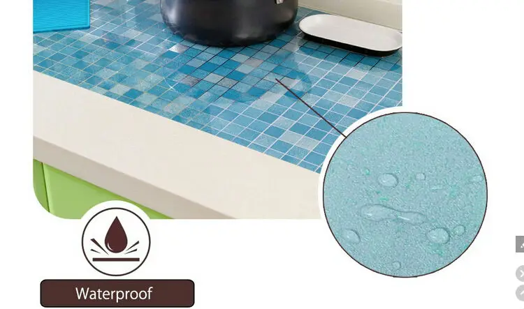 Мозаичная Наклейка на стену для ванной комнаты водонепроницаемые наклейки