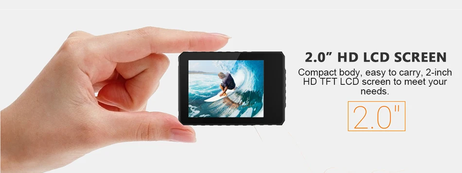 4K WI-FI Спортивная Экшн-камера Камера SOOCOO S100 Pro HD Водонепроницаемый DV видеокамера 20MP 170 градусов Широкий формат 2 дюймов ЖК-дисплей 2,4 ГГц пульт дистанционного управления