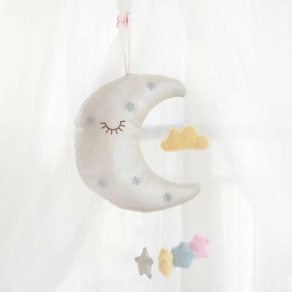 white moon 35 см Kawaii Cloud& Moon плюшевая подушка мягкая подушка милая улыбка облако плюшевые игрушки для детей Детские украшения комнаты - Цвет: white moon