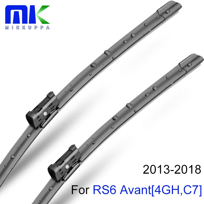 

Mikkuppa передние и задние щетки стеклоочистителя для Audi RS6 Avant[4GH,C7] 2013-2018 натуральный каучук лобовое стекло автомобильные аксессуары