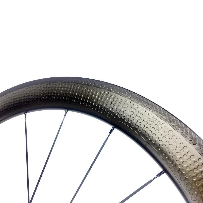 NSW58mm Dimple карбоновые колеса 58 мм велосипедные Набор дорожных велосипедных