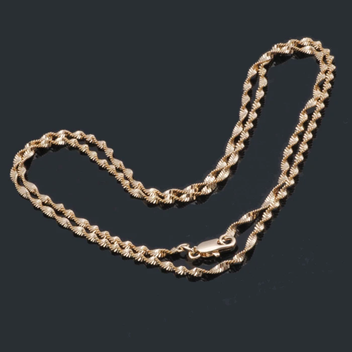 Дизайнер! Оптовая продажа Золото Тон 60 см периметр цепи ожерелья для хрустальных