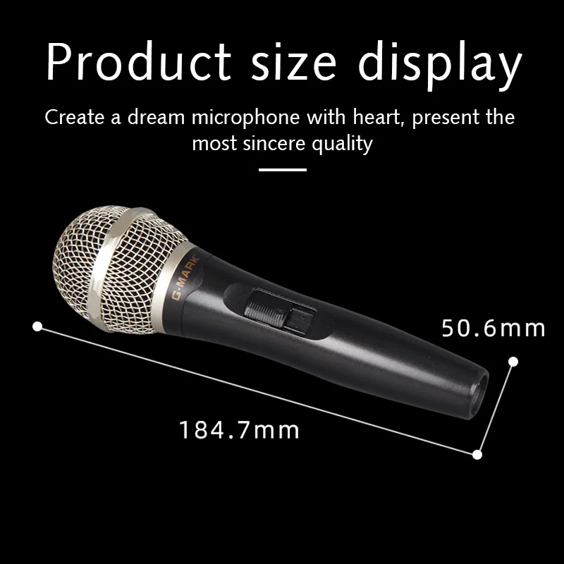 G-MARK G77 профессиональный сценический для певца Vocal проводной микрофон динамический микрофон для видео запись пения под караоке система KTV
