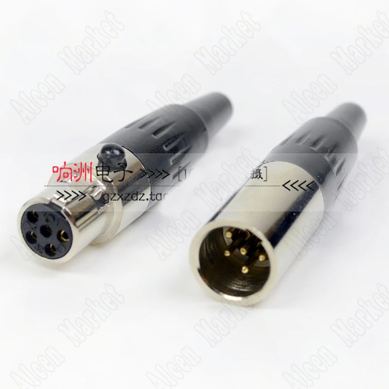 10 шт.-100 шт. Mini Xlr 3/4/5/6/Pin аудио кабель Разъем штекер Женский | Обустройство дома