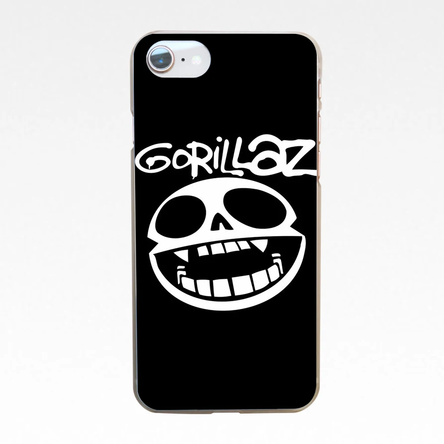 Жесткий прозрачный чехол Gorillaz Band для Iphone 4 4s 5 5s Se 6 6s 8 Plus 7 X|Бамперы| |