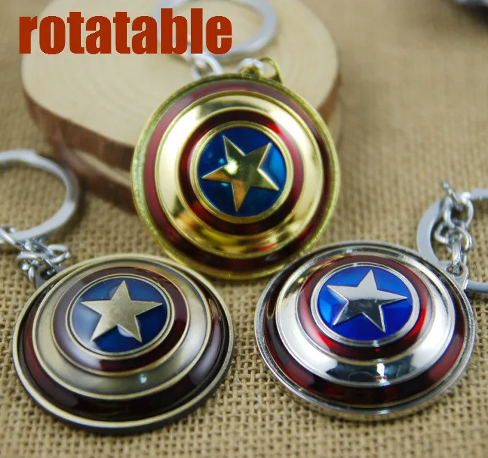 Поворотный фильм Marvel Мстители Капитан Америка оружие и амуниция брелок Подвеска