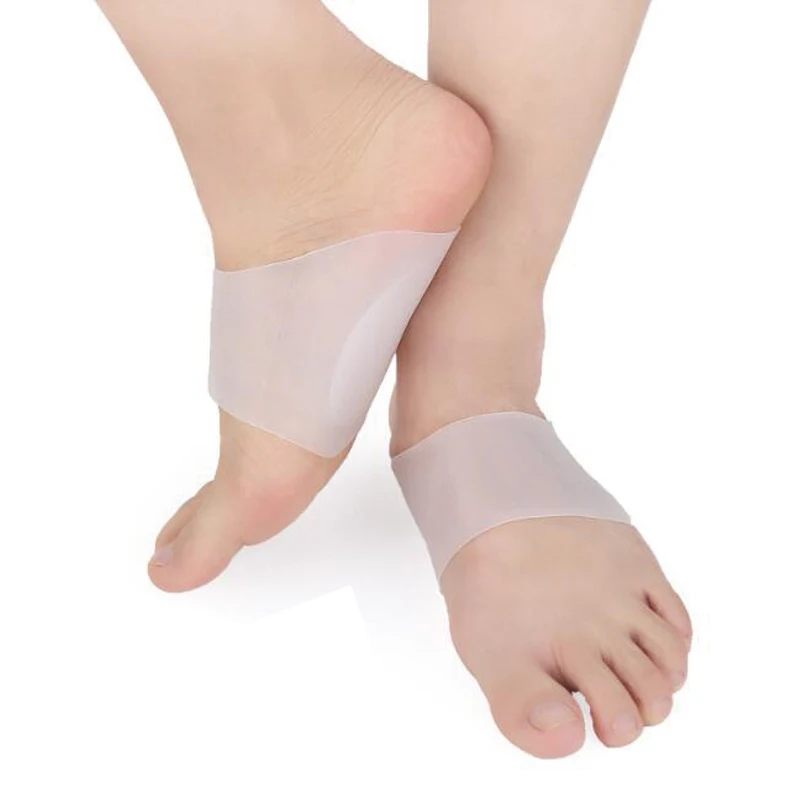 

Silicone flat feet insole foot arch support men orthotic pad arch corrector plantar fasciitis orthopedic insoles 1 pair