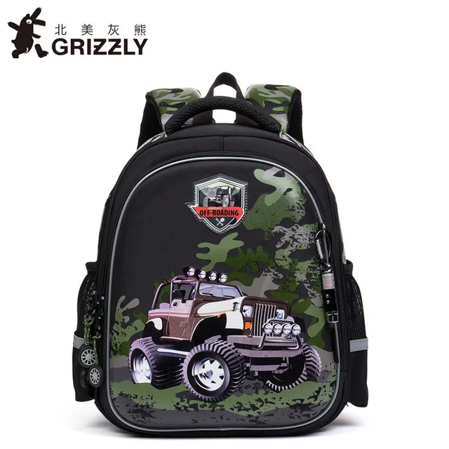 GRIZZLY модные высококачественные нейлоновые детские повседневные школьные сумки фирменный дизайн для подростков лучшие студенческие дорожные водонепроницаемые школьные сумки - Цвет: 4 small