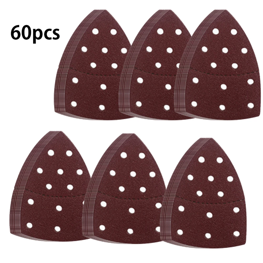 60 шт. само клейкая наждачная бумага Треугольники Дельта шлифовальный станок