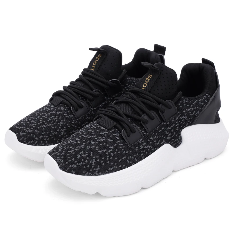 Женская обувь для бега Белая модная на платформе в стиле ретро Осенняя Дышащая