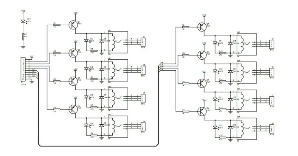 8 канальный 5/12/24В Dc релейный модуль платы для Arduino Raspberry Pi Dsp Avr|Реле| |