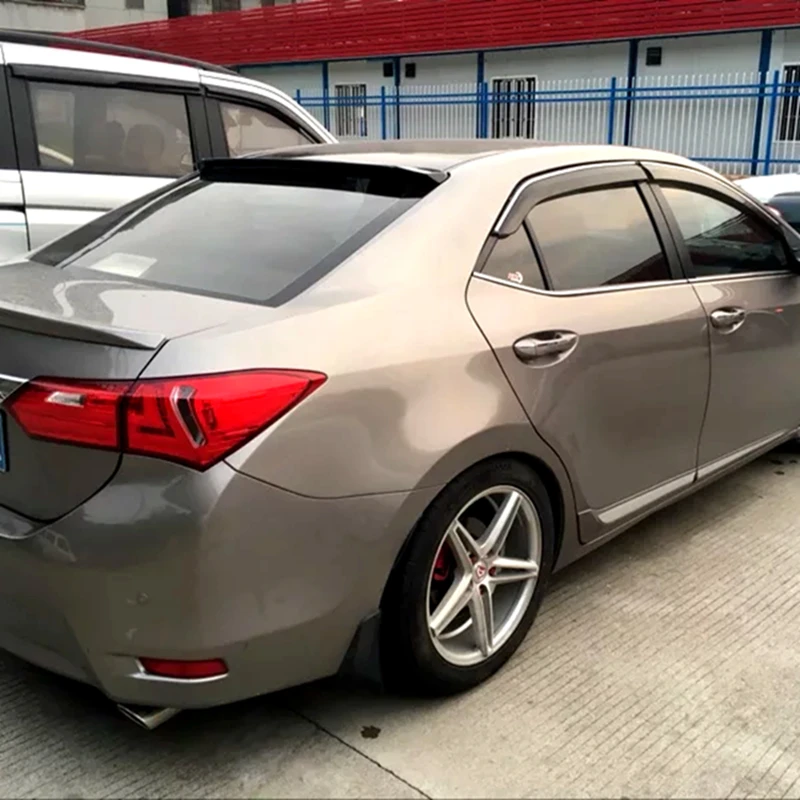 Автомобильные аксессуары для Toyota Corolla ABS пластик задний спойлер праймер цвет украшение в виде хвостового крыла