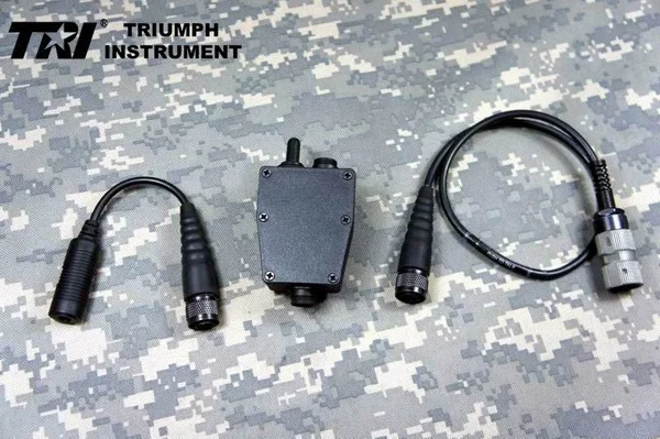 TRI G Switch II тактический Водонепроницаемый PTT для AN/PRC 152|ptt radio|ptt earphoneptt motorola |
