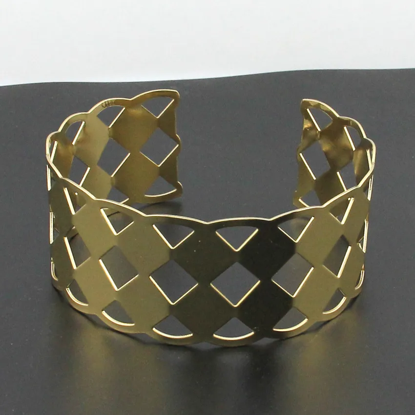 MANILAI Панк Сплав Полые Дизайн крутящий момент колье чокер геометрической формы