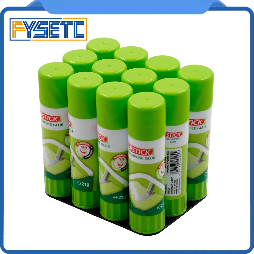 

1pack/12pcs 21g 24x98mm Special Non-toxic Washable Glue Stick For 3D Printer Hotbed Parts and Accessories