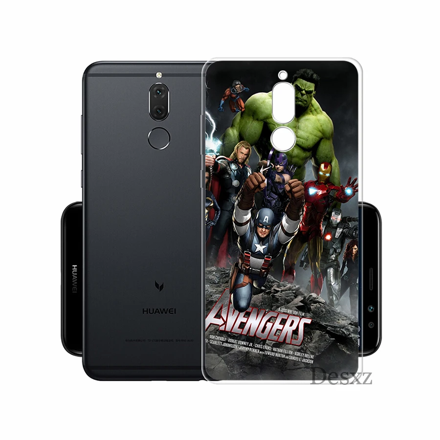 Gerleek Marvel супергерой жесткий чехол для huawei Honor Play 10 9 8 7X 8X Lite 7A 7C 8C Note 6A 6C сумка |