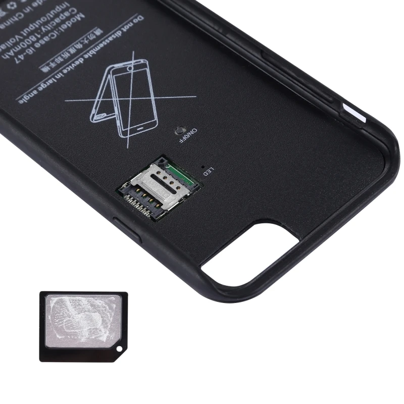 Совершенно новый адаптер для iPhone 6 3 в 1 с двумя SIM картами + внешний аккумулятор 1500