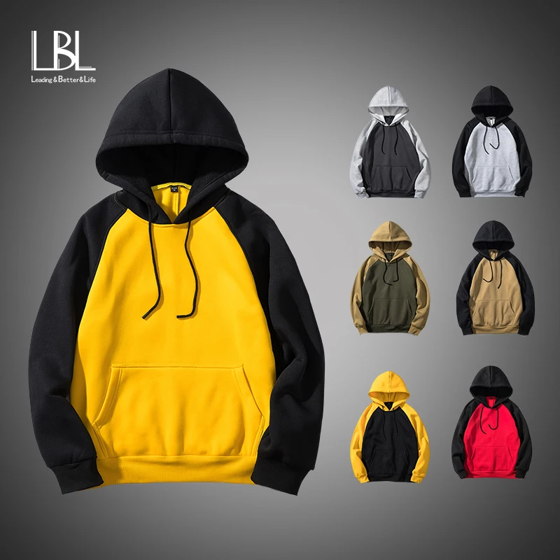 Мужские толстовки в стиле пэчворк флисовые на осень новинка 2019 повседневная