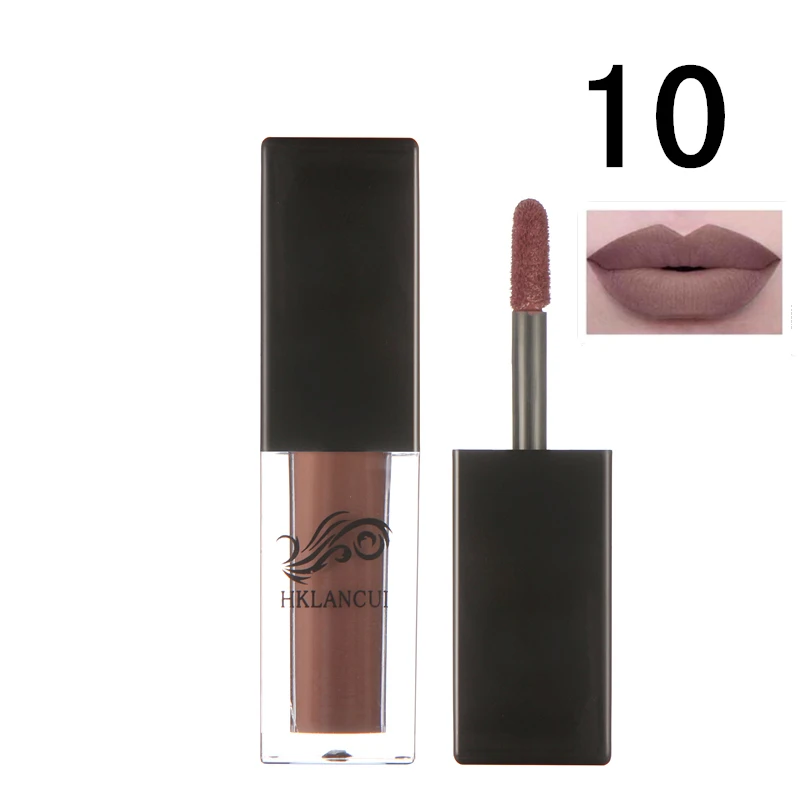 12 Colors Lips Gloss Makeup Waterproof Lipgloss Matte Velvet Liquid Lipstick Make up Maquiagem Lip Blam Cosmetics Tools