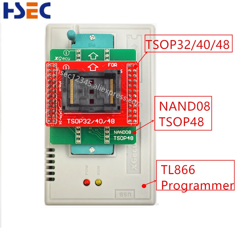 100% Оригинальные адаптеры NAND TSOP32 TSOP40 TSOP48 SOP44 SOP56 адаптер для Xgecu TL866II PLUS MiniProTL866A TL866CS