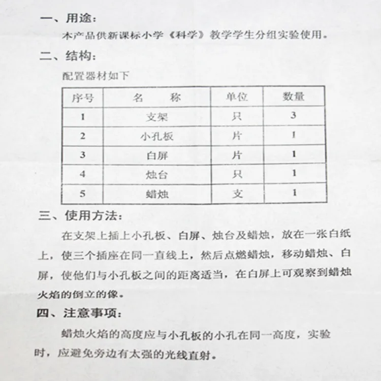 Изображение с помощью ping hole физический обучающий инструмент малая диафрагма