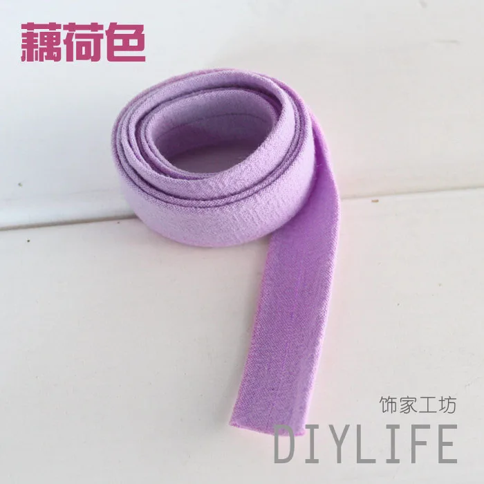 Лента из потертого хлопка и льна 18 мм 13 цветов|bias binding|tape biascotton tape |