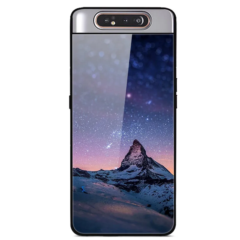 6," чехол для samsung A80, чехол A 80, роскошная задняя крышка из закаленного стекла для samsung Galaxy A80 A90 A 90, чехол, мягкий ТПУ бампер, рамка - Цвет: as photo 29