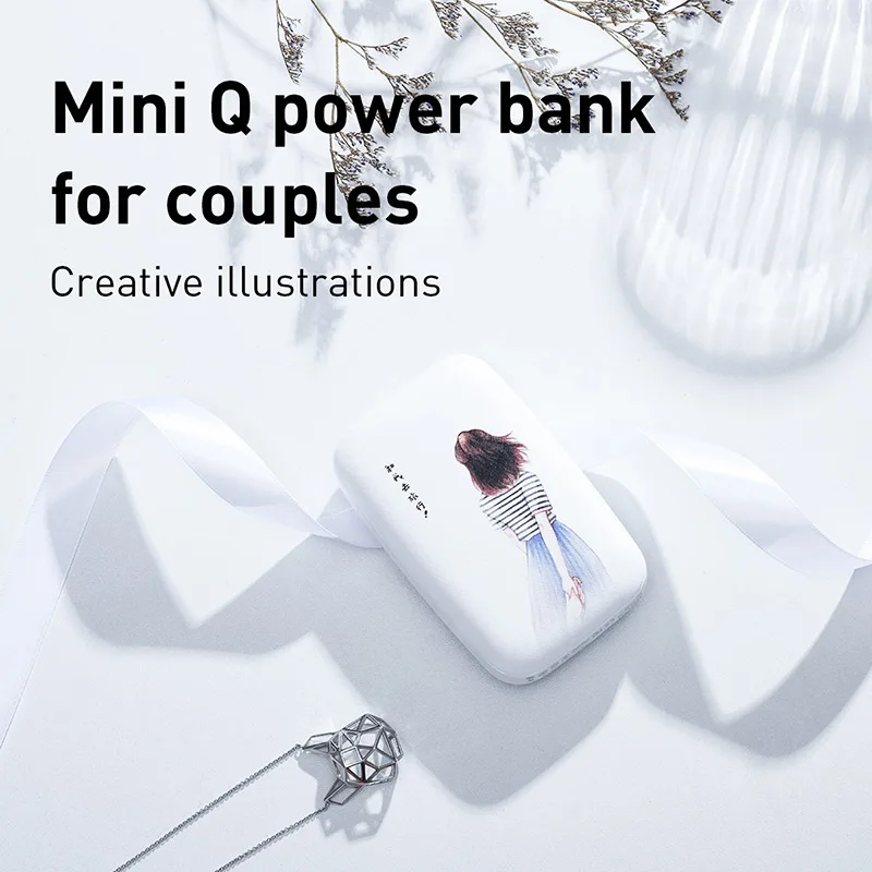 Baseus mi ni power Bank 10000 мАч портативное Внешнее зарядное устройство для iPhone X Xs Max Xr Xiaomi mi 9 зарядное устройство для телефона повербанк