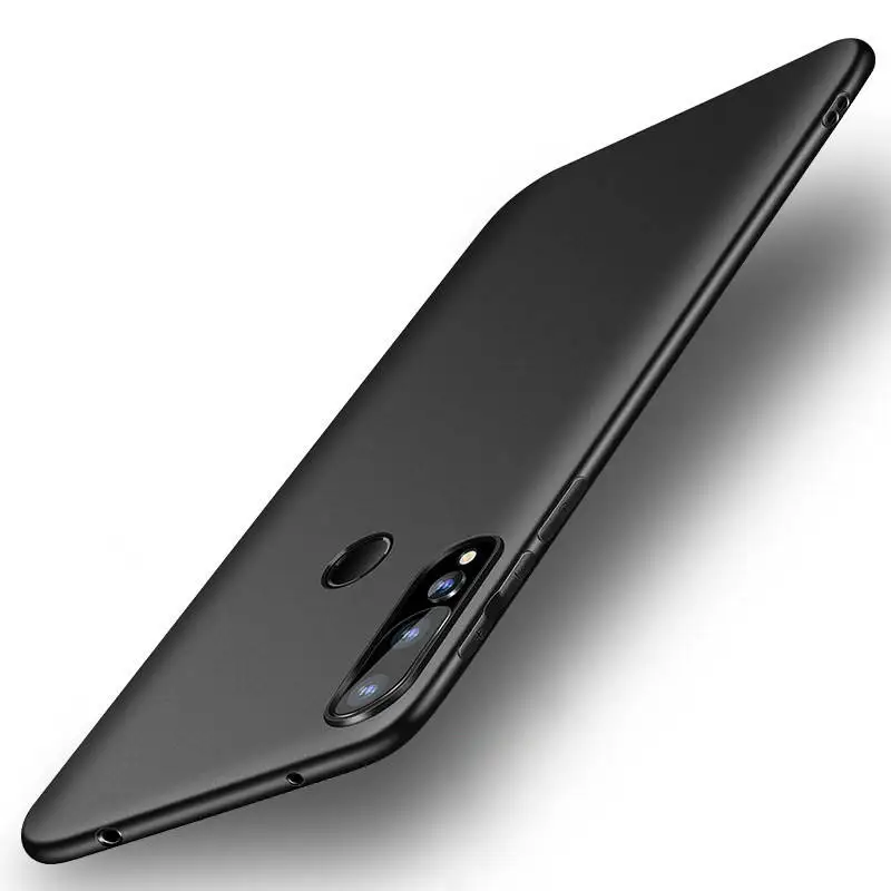 Черный Для samsung Galaxy A50 чехол Ультратонкий черный матовый Мягкий противоударный чехол s для Galaxy A10 A30 A70 A20E A40 A60 чехол для телефона - Цвет: Черный
