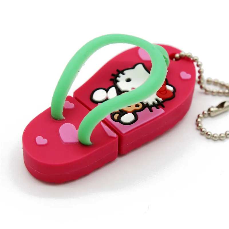 BiNFUL Милая обувь hello kitty USB флеш накопитель 4 ГБ 8 16 32 64 Флешка 2 0|pendrive usb 2.0|pendrive usbshoes |