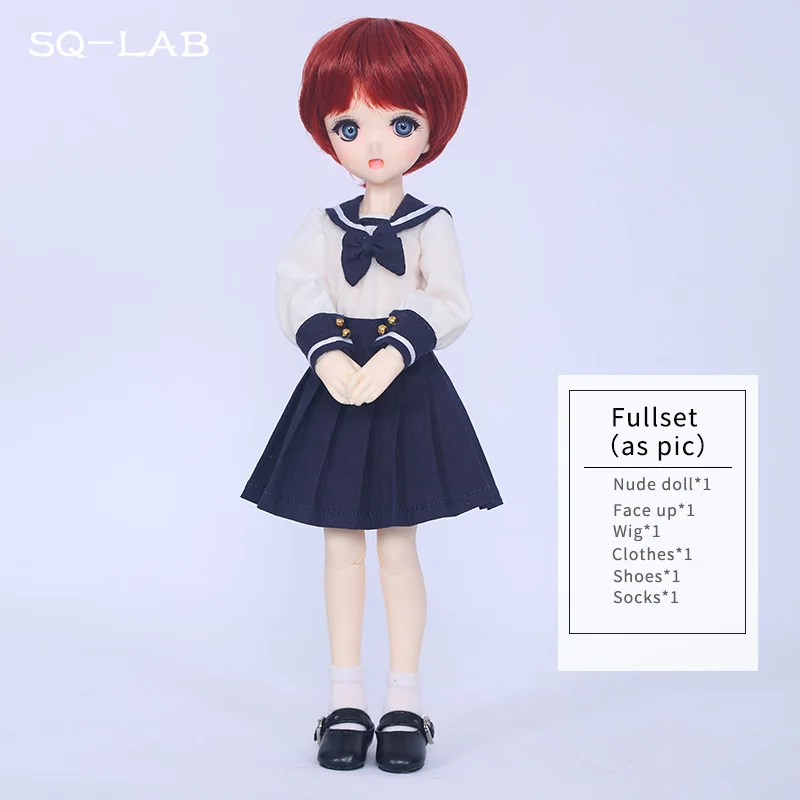 Fullset in NS aspic Fullset SQ Lab Chibi Moe 31 см BJD SD куклы 1/6 Bluefairy для девочек 2D Lati YoSD Luts Superdoll высокое качество игрушки магазин фигурки из смолы - Цвет: Fullset in NS aspic