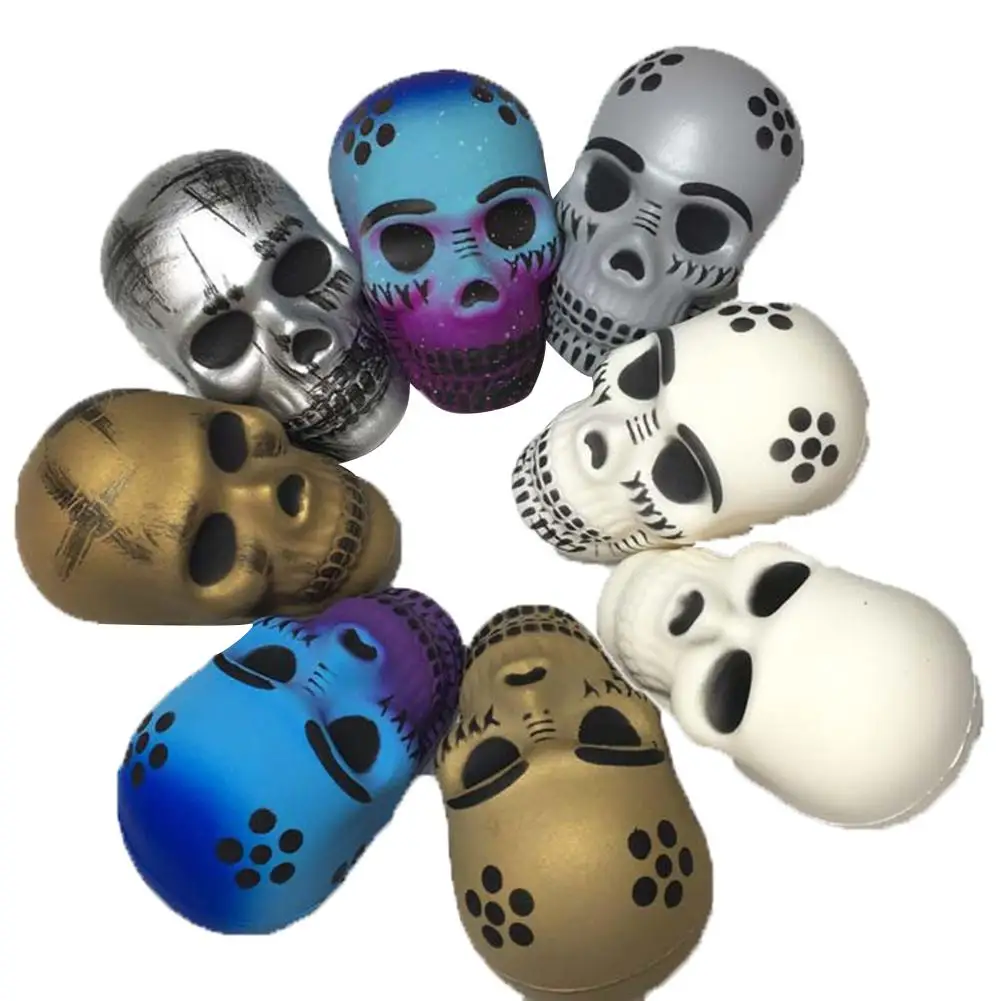 Имитация Хэллоуина искусственная кожа галактика триллер Звезда Череп Мягкая