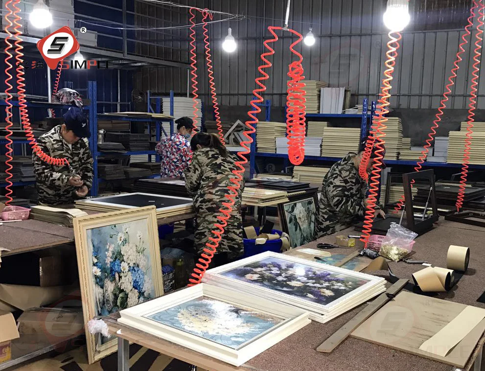 Набор из холста с морским домом настенные картины для декора гостиной модульные