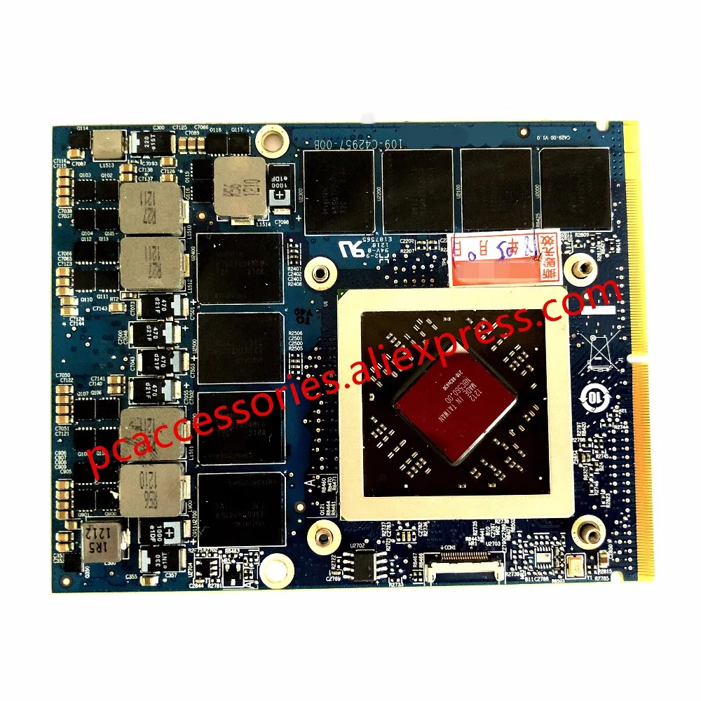 Для D e l Alienware M17X M18 M18X R1 R2 R3 ноутбук м Radeon HD 7970 Crossfire GDDR5 2 ГБ Графика видео карты диск